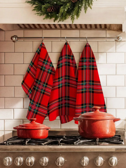 Комплект полотенец кухонных «Red scots Style»