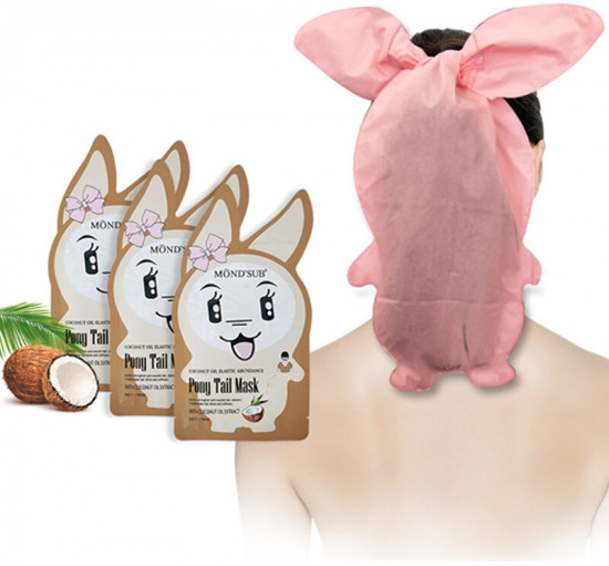 Маска-шапочка для волос питательная «Pony Tail Mask Coconut Oil Extract»