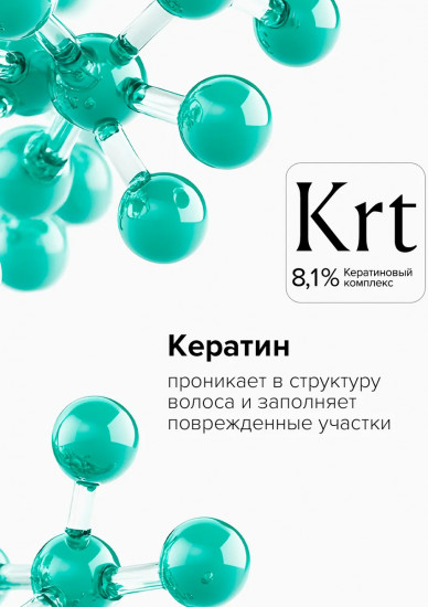 Кондиционер с кератином для разглаживания волос «Keratin Works»