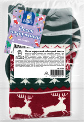 Носок новогодний для подарков - Фото 2