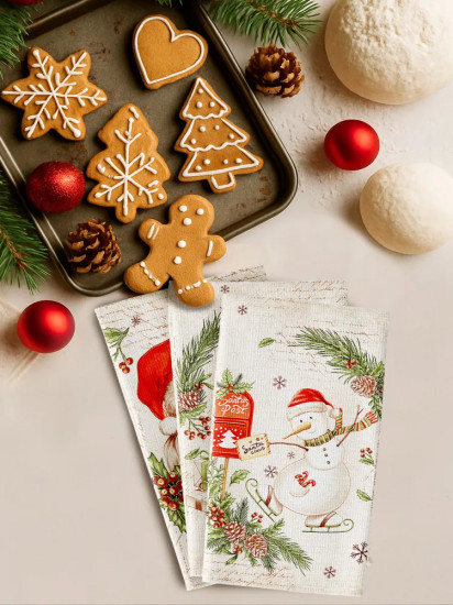Комплект полотенец кухонных «Christmas presents»