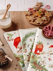 Комплект полотенец кухонных «Christmas presents» - Фото 7