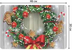 Набор салфеток сервировочных «Новогодние колокольчики» - Фото 2