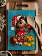 Комплект полотенец кухонных «Christmas Pony» - Фото 5