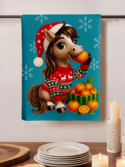 Комплект полотенец кухонных «Christmas Pony» - Фото 6