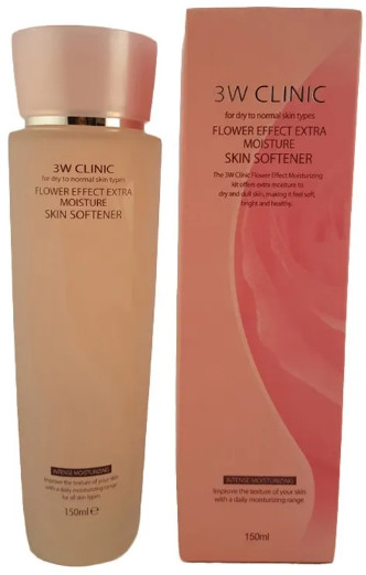 Увлажняющий скин-тоник с цветочными экстрактами «Flower Effect Extra Moisture Skin Softener»