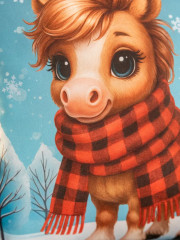 Подушка декоративная «Winter horse» - Фото 4