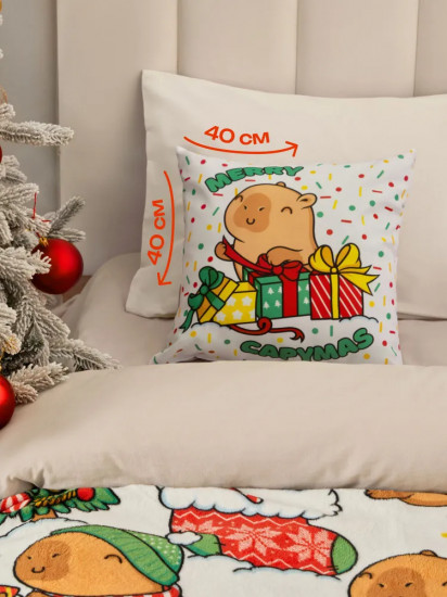 Подушка декоративная «Christmas Capybara»
