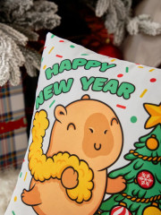 Подушка декоративная «Christmas Capybara» - Фото 10