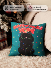 Подушка декоративная «Holidays cats» - Фото 5