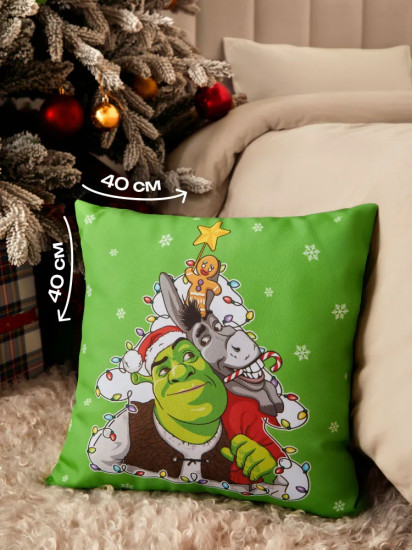 Подушка декоративная «Merry Shrekmas»