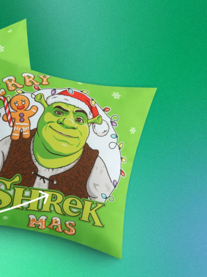 Подушка декоративная «Merry Shrekmas»