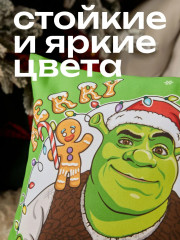 Подушка декоративная «Merry Shrekmas» - Фото 6