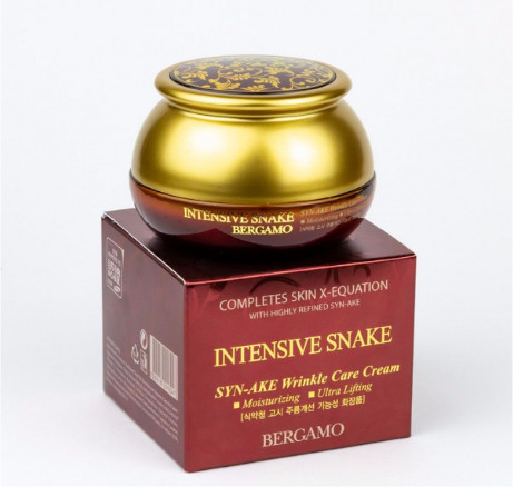 Омолаживающий крем со змеиным ядом «Intensive Snake Wrinkle Care Cream»