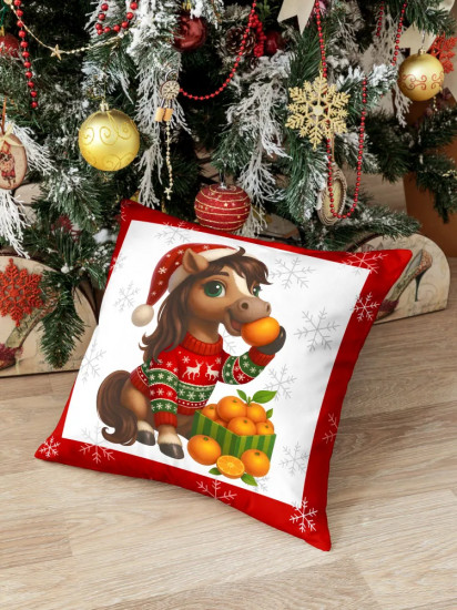 Подушка декоративная «Festive pony»