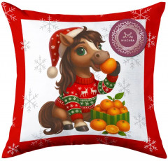 Подушка декоративная «Festive pony» - Фото 3