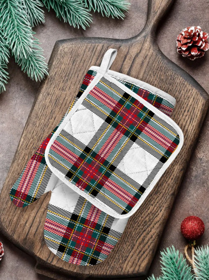 Комплект прихваток кухонных «White scots style»
