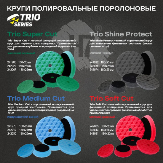 Круг полировальный мягкий «Trio Soft Cut»