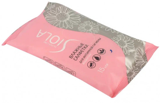 Салфетки влажные для интимной гигиены с аллантоином