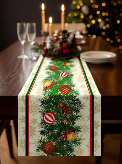 Скатерть-дорожка «New Year's garland»