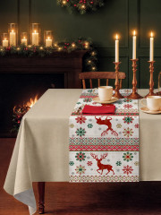 Комплект из скатерти и дорожки на стол «Winter Stag» - Фото 4