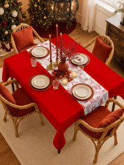 Комплект из скатерти и дорожки на стол «Christmas forest» - Фото 5