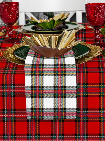 Комплект из скатерти и салфеток «Red scots Style»