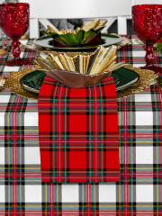 Комплект из скатерти и салфеток «White scots Style» - Фото 1