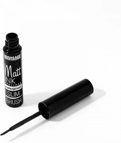 Подводка для глаз «Matt Ink Eyeliner Waterproof Slim brush», оттенок Черный