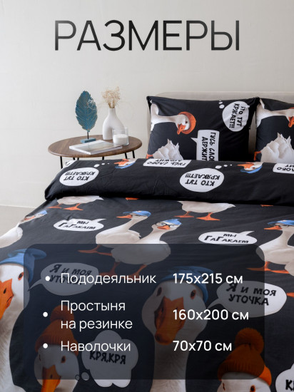 Комплект постельного белья «Гуси 3Д»