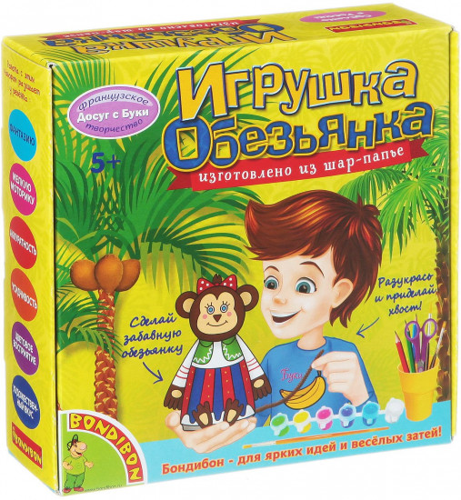 Набор для творчества «Игрушка из шар-папье. Обезьянка»