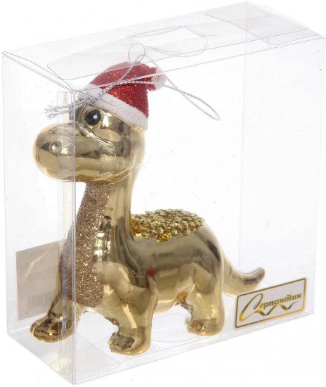 Игрушка елочная «Весёлый динозавр»