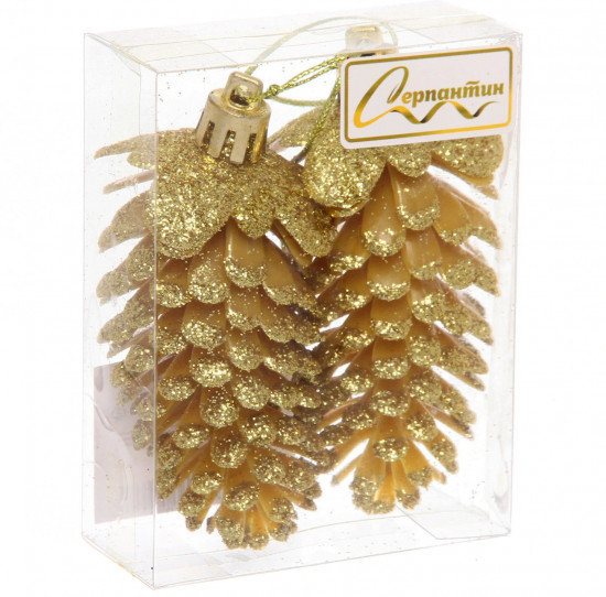 Набор игрушек елочных «Таинственное очарование. Шишки»