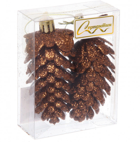 Набор игрушек елочных «Таинственное очарование. Шишки»