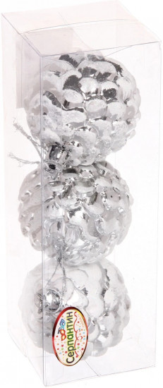 Набор игрушек елочных «Шишки нарядные»