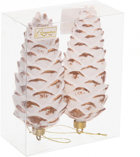 Набор игрушек елочных «Снежные шишки»