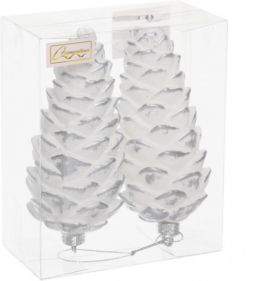 Набор игрушек елочных «Снежные шишки»