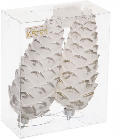 Набор игрушек елочных «Снежные шишки»