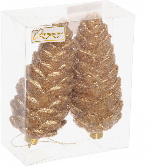 Набор игрушек елочных «Снежные шишки»