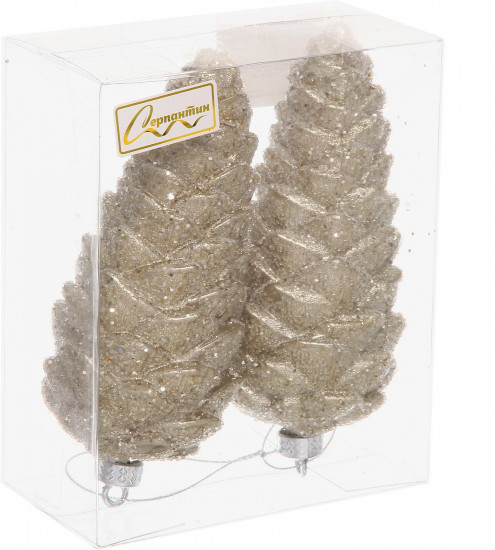 Набор игрушек елочных «Снежные шишки»