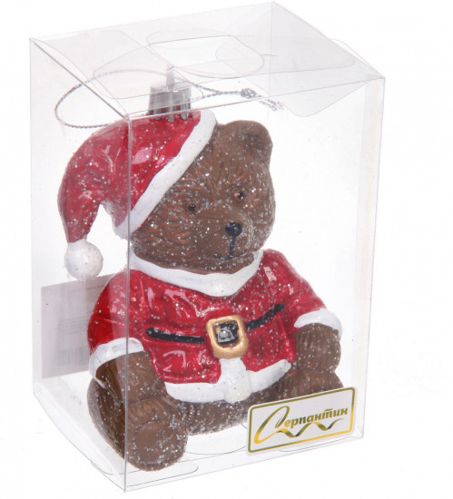 Игрушка ёлочная «Новогодний мишка»