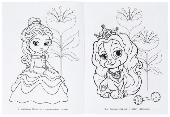 Раскраска «Любимые питомцы»