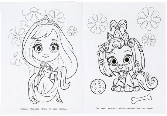 Раскраска «Любимые питомцы»