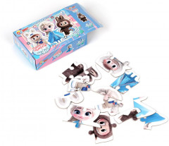 Набор макси-пазлов «Пушистый монстрик и магия льда» - Фото 1
