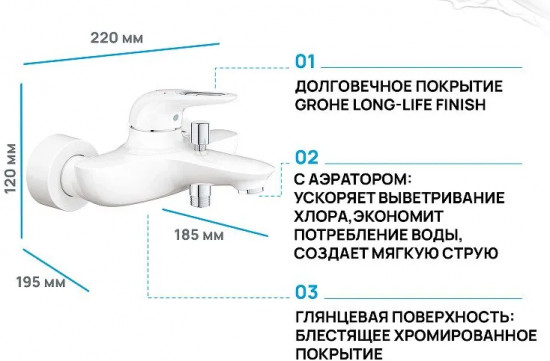 Смеситель для ванны