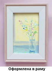 Мини-картина маслом «Прозрачность дня» - Фото 1