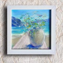 Картина маслом ручной работы «Светлая тишина» - Фото 4