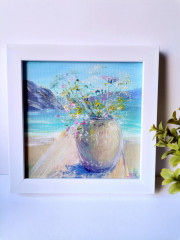 Картина маслом ручной работы «Светлая тишина» - Фото 1