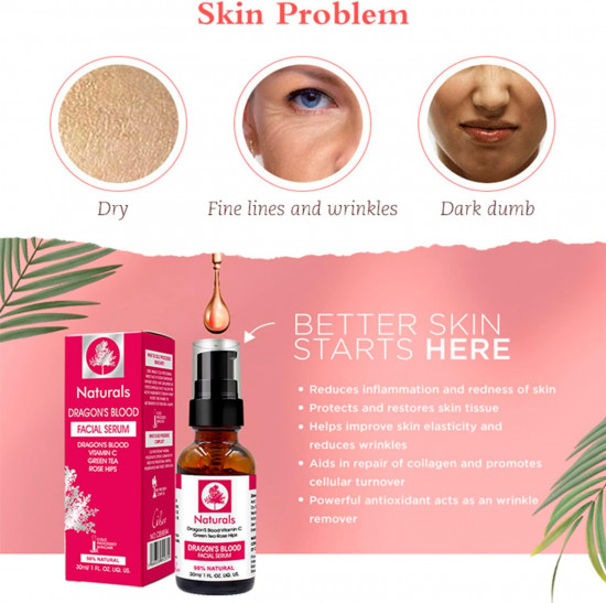 Укрепляющая сыворотка для лица «Dragon Blood Naturals»
