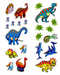 Лабиринты с наклейками. Динозавры - Фото 3